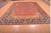 Najaf-abad Red Hand Knotted 90 X 130  Area Rug 100-75984 Thumb 5