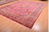 Mashad Red Hand Knotted 102 X 131  Area Rug 100-75985 Thumb 2