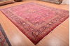 Mashad Red Hand Knotted 102 X 131  Area Rug 100-75985 Thumb 3