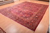 Mashad Red Hand Knotted 102 X 131  Area Rug 100-75985 Thumb 4