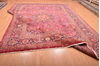 Mashad Red Hand Knotted 102 X 131  Area Rug 100-75985 Thumb 7