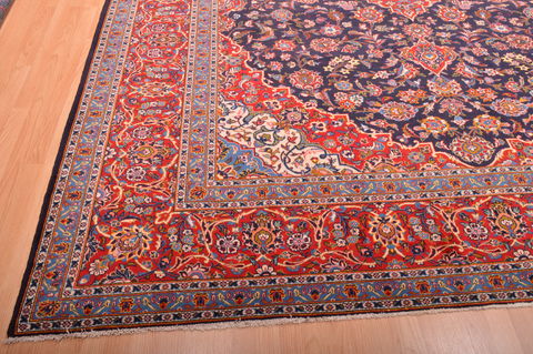 Kashan Red Hand Knotted 910 X 1211 Area Rug 100-75986 Image 13
