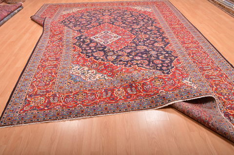 Kashan Red Hand Knotted 910 X 1211 Area Rug 100-75986 Image 16
