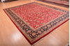 Mashad Red Hand Knotted 100 X 1210  Area Rug 100-75990 Thumb 5