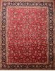 Mashad Red Hand Knotted 100 X 1210  Area Rug 100-75990 Thumb 0