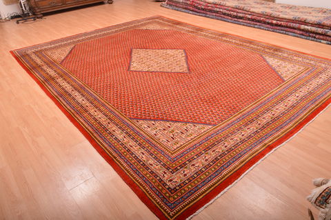 Botemir Red Hand Knotted 98 X 132 Area Rug 100-76011 Image 13