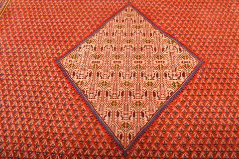Botemir Red Hand Knotted 98 X 132 Area Rug 100-76011 Image 18
