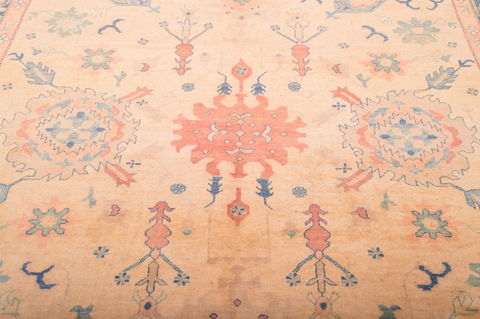 Chobi Beige Hand Knotted 910 X 133 Area Rug 100-76012 Image 14