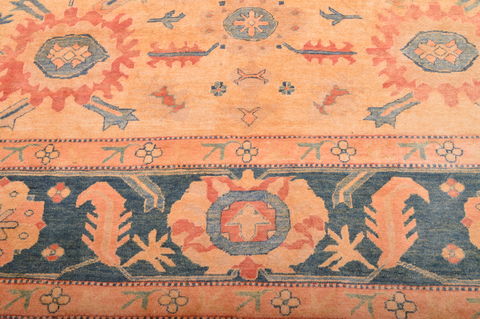 Chobi Beige Hand Knotted 910 X 133 Area Rug 100-76012 Image 16