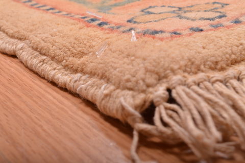 Chobi Beige Hand Knotted 910 X 133 Area Rug 100-76012 Image 18