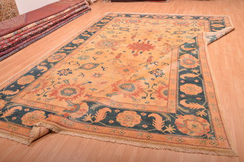 Chobi Beige Hand Knotted 910 X 133 Area Rug 100-76012 Image 2
