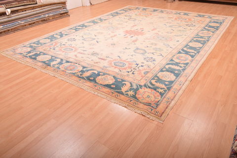 Chobi Beige Hand Knotted 910 X 133 Area Rug 100-76012 Image 9