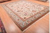 Tabriz Beige Hand Knotted 102 X 136 Area Rug 100-76013 Thumb 12