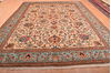 Tabriz Beige Hand Knotted 102 X 136 Area Rug 100-76013 Thumb 13