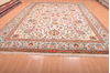 Tabriz Beige Hand Knotted 102 X 136 Area Rug 100-76013 Thumb 1