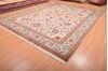 Tabriz Beige Hand Knotted 102 X 136 Area Rug 100-76013 Thumb 2