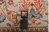 Tabriz Beige Hand Knotted 102 X 136 Area Rug 100-76013 Thumb 9