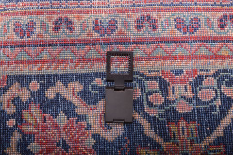 Mahal Red Hand Knotted 105 X 137 Area Rug 100-76021 Image 5