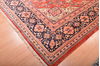 Mahal Red Hand Knotted 105 X 137 Area Rug 100-76021 Thumb 13
