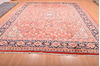 Mahal Red Hand Knotted 105 X 137  Area Rug 100-76021 Thumb 1