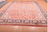 Mahal Red Hand Knotted 105 X 137 Area Rug 100-76021 Thumb 1