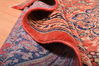 Mahal Red Hand Knotted 105 X 137 Area Rug 100-76021 Thumb 3