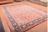 Mahal Red Hand Knotted 105 X 137 Area Rug 100-76021 Thumb 6