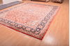 Mahal Red Hand Knotted 105 X 137  Area Rug 100-76021 Thumb 7