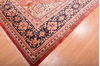 Mahal Red Hand Knotted 105 X 137  Area Rug 100-76021 Thumb 8