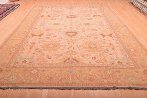 Kilim Beige Hand Knotted 95 X 131 Area Rug 100-76023 Image 8