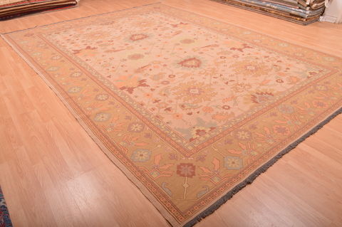 Kilim Beige Hand Knotted 95 X 131 Area Rug 100-76023 Image 10