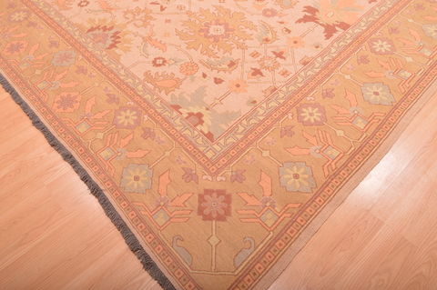 Kilim Beige Hand Knotted 95 X 131 Area Rug 100-76023 Image 13