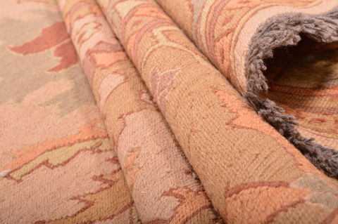 Kilim Beige Hand Knotted 95 X 131 Area Rug 100-76023 Image 3