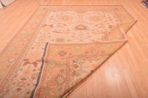 Kilim Beige Hand Knotted 95 X 131 Area Rug 100-76023 Image 4
