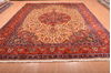 Tabriz Beige Hand Knotted 98 X 1210  Area Rug 100-76026 Thumb 10