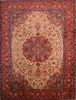 Tabriz Beige Hand Knotted 98 X 1210  Area Rug 100-76026 Thumb 0