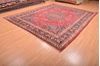 Mashad Red Hand Knotted 97 X 1111  Area Rug 100-76046 Thumb 2