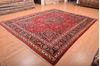 Mashad Red Hand Knotted 97 X 1111  Area Rug 100-76046 Thumb 6