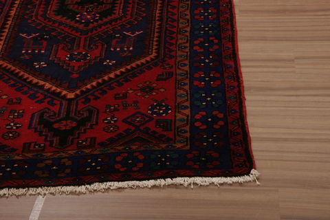 Karajeh Multicolor Hand Knotted 41 X 75 Area Rug 155-76063 Image 2