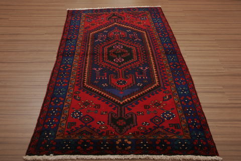 Karajeh Multicolor Hand Knotted 41 X 75 Area Rug 155-76063 Image 6