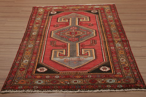 Mussel Multicolor Hand Knotted 44 X 65 Area Rug 155-76087 Image 1