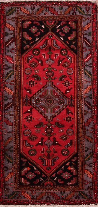 Mussel Multicolor Runner Hand Knotted 34 X 68 Area Rug 155-76088 Image 0