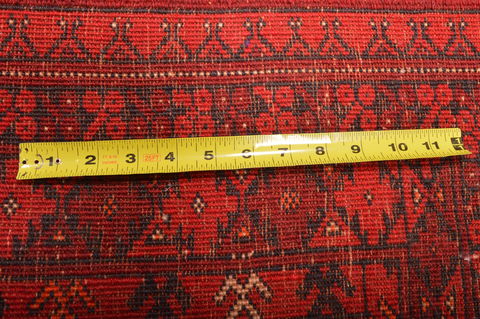Khan Mohammadi Red Hand Knotted 35 X 63 Area Rug 100-76095 Image 6