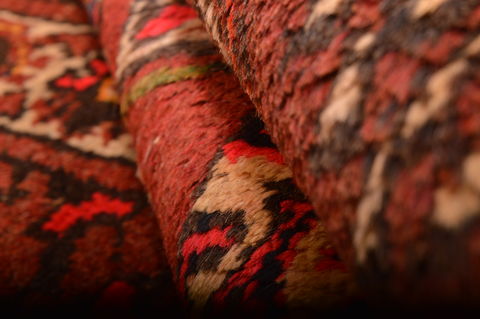 Khan Mohammadi Red Hand Knotted 34 X 511 Area Rug 100-76097 Image 13