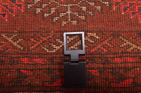 Khan Mohammadi Red Hand Knotted 34 X 511 Area Rug 100-76097 Image 16