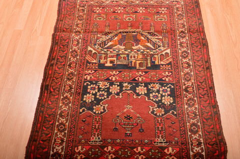 Khan Mohammadi Red Hand Knotted 34 X 511 Area Rug 100-76097 Image 7