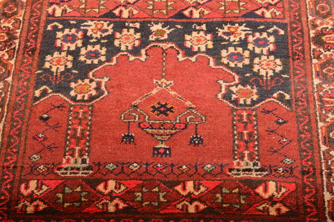 Khan Mohammadi Red Hand Knotted 34 X 511 Area Rug 100-76097 Image 9