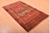 Khan Mohammadi Red Hand Knotted 34 X 511 Area Rug 100-76097 Thumb 5