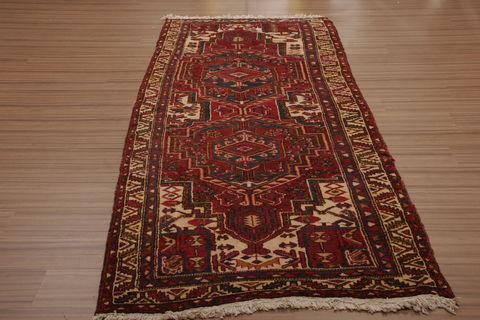 Bakhtiar Multicolor Runner Hand Knotted 310 X 109 Area Rug 155-76098 Image 8