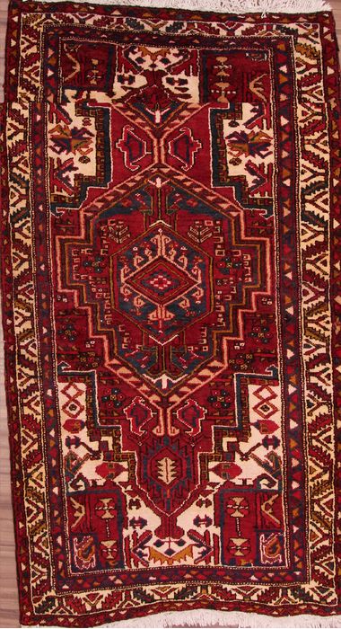 Bakhtiar Multicolor Runner Hand Knotted 310 X 109 Area Rug 155-76098 Image 0